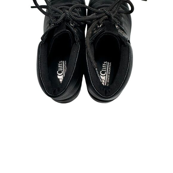 Cliffs by White Mountain‎ Collins Blk Lace Up Ankle Boot Size 6 M - Picture 7 of 10